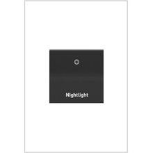 adorne® 15A Paddle™ Switch, Engraved - Nightlight, Graphite
