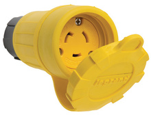 Turnlok® 20A Watertight Connector, NEMA 4X/6P, Yellow Turnlok® 20A Watertight Connector, NEMA 4X/6P, Yellow