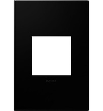 adorne® Black Ink 1-Gang Screwless Wall Plate adorne® Black Ink 1-Gang Screwless Wall Plate
