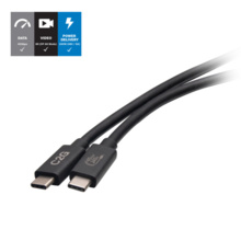 3.3ft (1m) USB 4.0 USB-C to C (48V 5A) 240W Charging Cable-Black 3.3ft (1m) USB 4.0 USB-C to C (48V 5A) 240W Charging Cable-Black