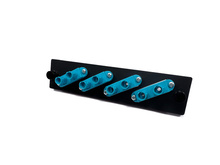 Q-Series OFP Adapter Panel, 4, ST, Duplex, OM3, Aqua Q-Series OFP Adapter Panel, 4, ST, Duplex, OM3, Aqua