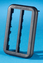 TRACJACK FURNITURE PLATE HERMAN MILLER, BASELINE, SIX-PORT, BLACK TRACJACK FURNITURE PLATE HERMAN MILLER, BASELINE, SIX-PORT, BLACK