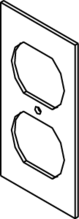 AF Series Single-Gang Plate