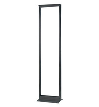 Q-Series Standard EIA 2 Post Equipment Rack - 7'H, 45U,  3 in Channel Depth, Black Q-Series Standard EIA 2 Post Equipment Rack - 7'H, 45U,  3 in Channel Depth, Black
