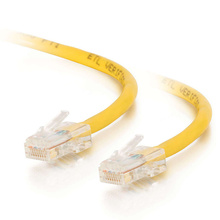 25ft (7.6m) Cat5e Non-Booted Unshielded (UTP) Network Crossover Patch Cable - Yellow