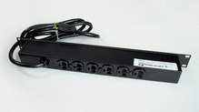 Plug-In Outlet Center Unit / Rack Mount 120V/20A/6 rear O/L/6' cord/Computer Grade Surge