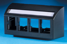 Tracjack Furniture Plate, Black, T569A Opening