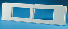 SERIES II MULTI-MEDIA OUTLET ADAPTER PANEL, HOLDS TWO SERIES II 1U MODULES SERIES II MULTI-MEDIA OUTLET ADAPTER PANEL, HOLDS TWO SERIES II 1U MODULES