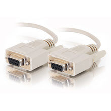 10ft (3m) DB9 F/F Serial RS232 Cable - Beige 10ft (3m) DB9 F/F Serial RS232 Cable - Beige