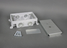 880CM2-1 - Omnibox Series Shallow Cast-Iron Floor Box 880CM2-1 - Omnibox Series Shallow Cast-Iron Floor Box