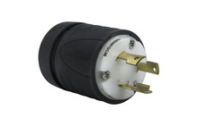 Heavy Duty Ground Continuity Monitoring (GCM) Plug, Black and White
