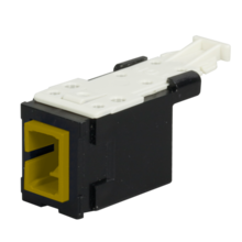 Infinium Fiber Module, HDJ SC, Yellow Adapter, Black Housing