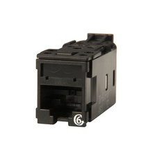 Clarity High Density Jack (HDJ) CAT6, T568A/B, Black