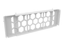 MM20 Horizontal 4-Post Front to Rear Rack Cable Manager - White MM20 Horizontal 4-Post Front to Rear Rack Cable Manager - White