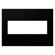 EXTRA-CAP WALL PLATE, NK ADORNE FPC, PAINTED BLACK INK