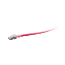 6in (0.15m) TAA-Compliant F-Series Cat6a Snagless Shielded (STP) Network Cable - Red 6in (0.15m) TAA-Compliant F-Series Cat6a Snagless Shielded (STP) Network Cable - Red