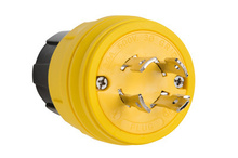 Turnlok® 28W77 Watertight,NEMA 4X/6P Locking Plug,Yellow Turnlok® 28W77 Watertight,NEMA 4X/6P Locking Plug,Yellow