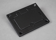 Omnibox® Rectangular Black GFI Cover Plate Omnibox® Rectangular Black GFI Cover Plate