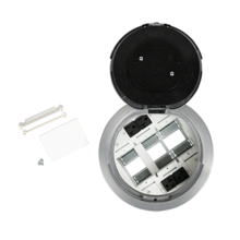 8IN PREWIRED FLUSH STYLE ASSEM AA BRUSHED ALUMINUM 8IN PREWIRED FLUSH STYLE ASSEM AA BRUSHED ALUMINUM