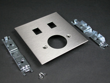 SINGLE RCPT (1.6IN. DIA) & MOD JACK COVER SINGLE RCPT (1.6IN. DIA) & MOD JACK COVER