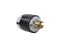 20A NEMA Plug L2220 - Black Back, White Front Body 20A NEMA Plug L2220 - Black Back, White Front Body