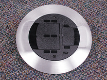 AMD8 Communications Poke-Thru Device Finish Flange and Slide Holder Assembly