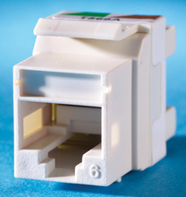 TechChoice 6 Keystone jack, Blue TechChoice 6 Keystone jack, Blue