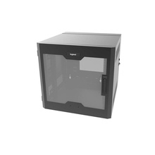 12RU Swing-Out Wall-Mount Cabinet with Plexiglass Door - Black 12RU Swing-Out Wall-Mount Cabinet with Plexiglass Door - Black