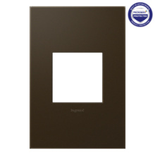 adorne® Bronze 1-Gang Screwless Wall Plate with Microban® adorne® Bronze 1-Gang Screwless Wall Plate with Microban®