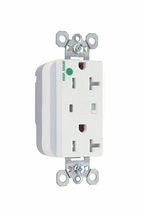 PlugTail® Hospital Grade Tamper-Resistant Surge Protective Duplex Receptacle, White PlugTail® Hospital Grade Tamper-Resistant Surge Protective Duplex Receptacle, White