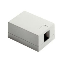 Surface Mount Box 1-Port, White Surface Mount Box 1-Port, White