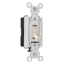 Hard Use Specification Grade Switch, Light Almond