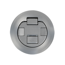 4In Cover Assembly Flush Poke-Thru Brushed Aluminum 4In Cover Assembly Flush Poke-Thru Brushed Aluminum
