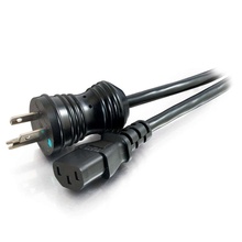 8ft (2.4m) 16 AWG Coiled Hospital Grade Power Cord (NEMA 5-15P to IEC320C13) (TAA Compliant) - Black 8ft (2.4m) 16 AWG Coiled Hospital Grade Power Cord (NEMA 5-15P to IEC320C13) (TAA Compliant) - Black