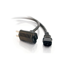 Discontinued - 1.5ft (0.46m) 16 AWG Universal Power Cord With Extra Outlet (TAA Compliant)