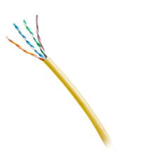 1000ft (304.8m) TAA-Complaint Cat6 Bulk Unshielded (UTP) Ethernet Network Cable with Solid Conductors-Riser CMR-Rated - Yellow 1000ft (304.8m) TAA-Complaint Cat6 Bulk Unshielded (UTP) Ethernet Network Cable with Solid Conductors-Riser CMR-Rated - Yellow