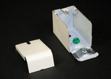 Wiremold 2000 Series Entrance End Fitting Fitting, White Wiremold 2000 Series Entrance End Fitting Fitting, White