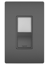 radiant® Single Pole/3-Way Switch with Night Light, Black