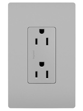 radiant® Tamper-Resistant Outlet, Gray