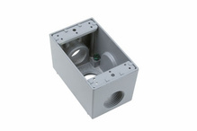 Weatherproof  One Gang Deep Box, Gray Weatherproof  One Gang Deep Box, Gray