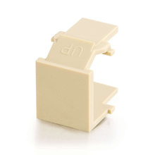 Snap-In Blank Keystone Insert Module - Ivory Snap-In Blank Keystone Insert Module - Ivory