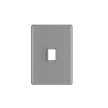 Mighty Mac™ WSP Series 1-Gang 14-Ga Stainless Steel Wall Plate, Toggle Mighty Mac™ WSP Series 1-Gang 14-Ga Stainless Steel Wall Plate, Toggle