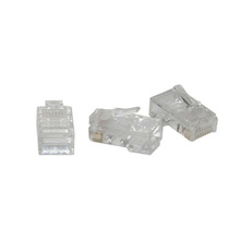 RJ45 Cat5 8x8 Modular Plug for Flat Stranded Cable Multipack (10-Pack) RJ45 Cat5 8x8 Modular Plug for Flat Stranded Cable Multipack (10-Pack)