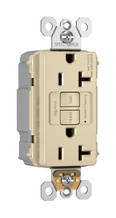 PlugTail® Specification Grade 20A Duplex Self-Test GFCI Receptacles with SafeLock® Protection, North American-Compliant, Ivory PlugTail® Specification Grade 20A Duplex Self-Test GFCI Receptacles with SafeLock® Protection, North American-Compliant, Ivory