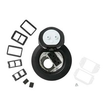 4AT Prewired Dual Service Evolution™ Poke-Thru Device-Black 4AT Prewired Dual Service Evolution™ Poke-Thru Device-Black