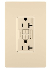 radiant® Tamper-Resistant 20A Duplex Self-Test GFCI Receptacle, North American Compliant, Ivory radiant® Tamper-Resistant 20A Duplex Self-Test GFCI Receptacle, North American Compliant, Ivory
