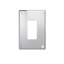 Mighty Mac™ WSP Series 1-Gang 14-Ga Stainless Steel Wall Plate, Decorator Mighty Mac™ WSP Series 1-Gang 14-Ga Stainless Steel Wall Plate, Decorator