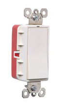 PlugTail® Single Pole Illuminated Decorator Switch 20 amp, White PlugTail® Single Pole Illuminated Decorator Switch 20 amp, White