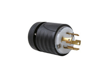 30A NEMA L1930 Plug - Black Back, White Front Body 30A NEMA L1930 Plug - Black Back, White Front Body