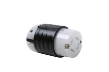 20A NEMA Connector L1620 - Black Back, White Front Body 20A NEMA Connector L1620 - Black Back, White Front Body